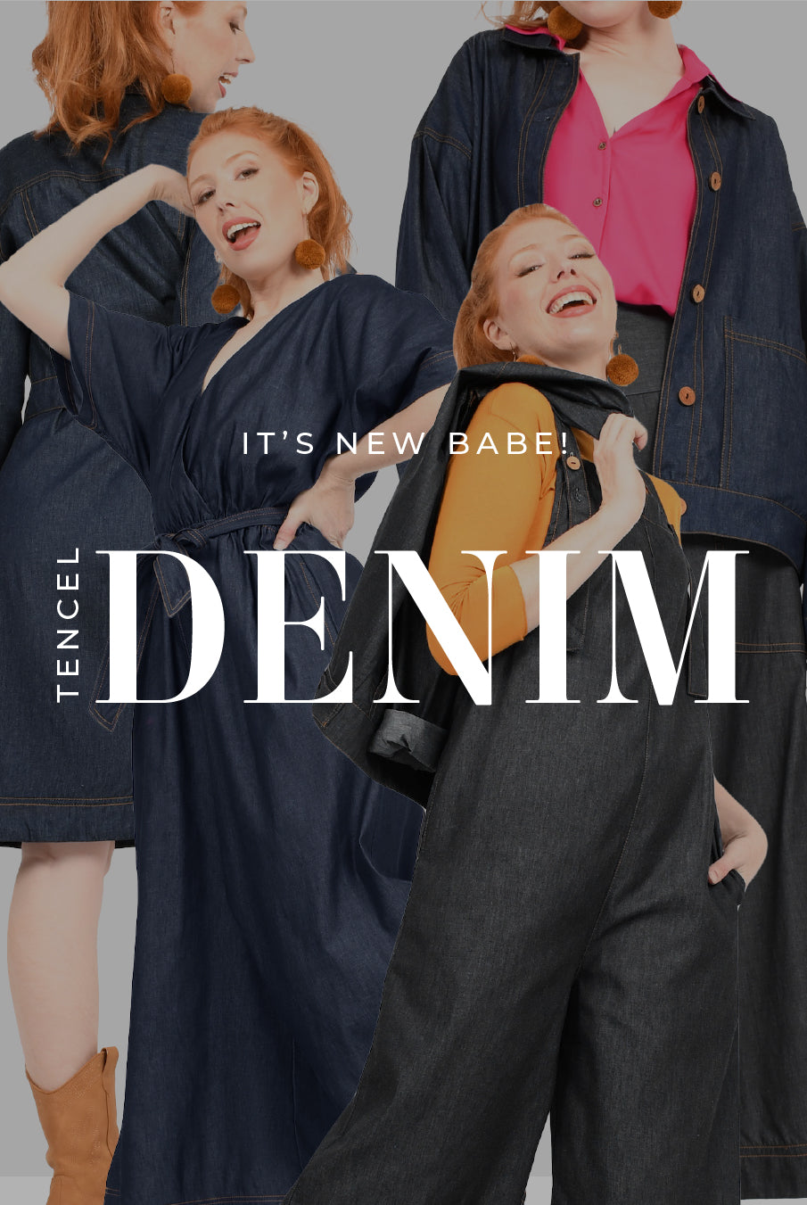 It’s New, Babe! 💙 Fresh Tencel Denim has JUST DROPPED
