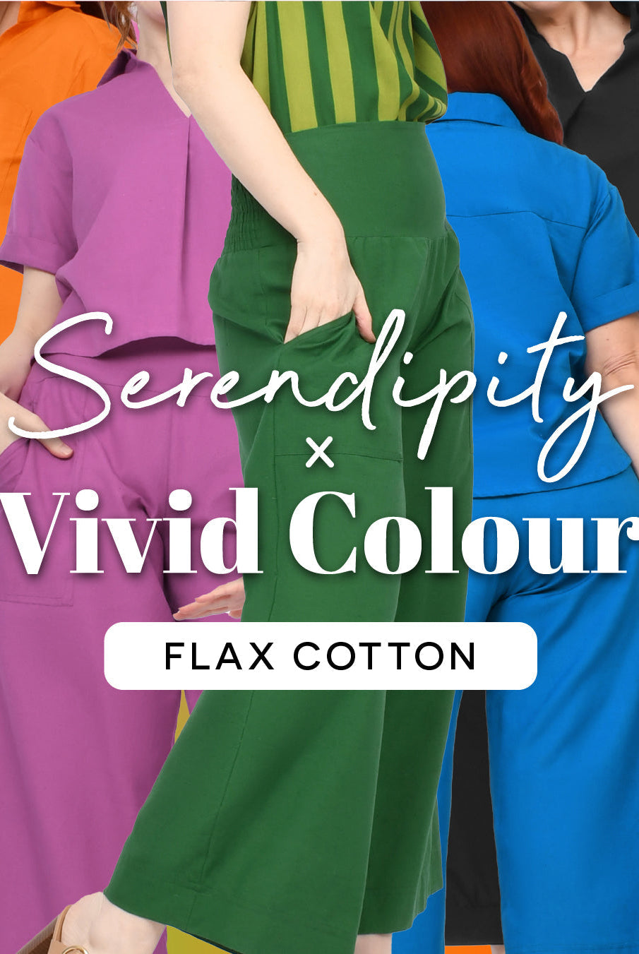 Colour. Comfort. Flax Cotton. 🌿