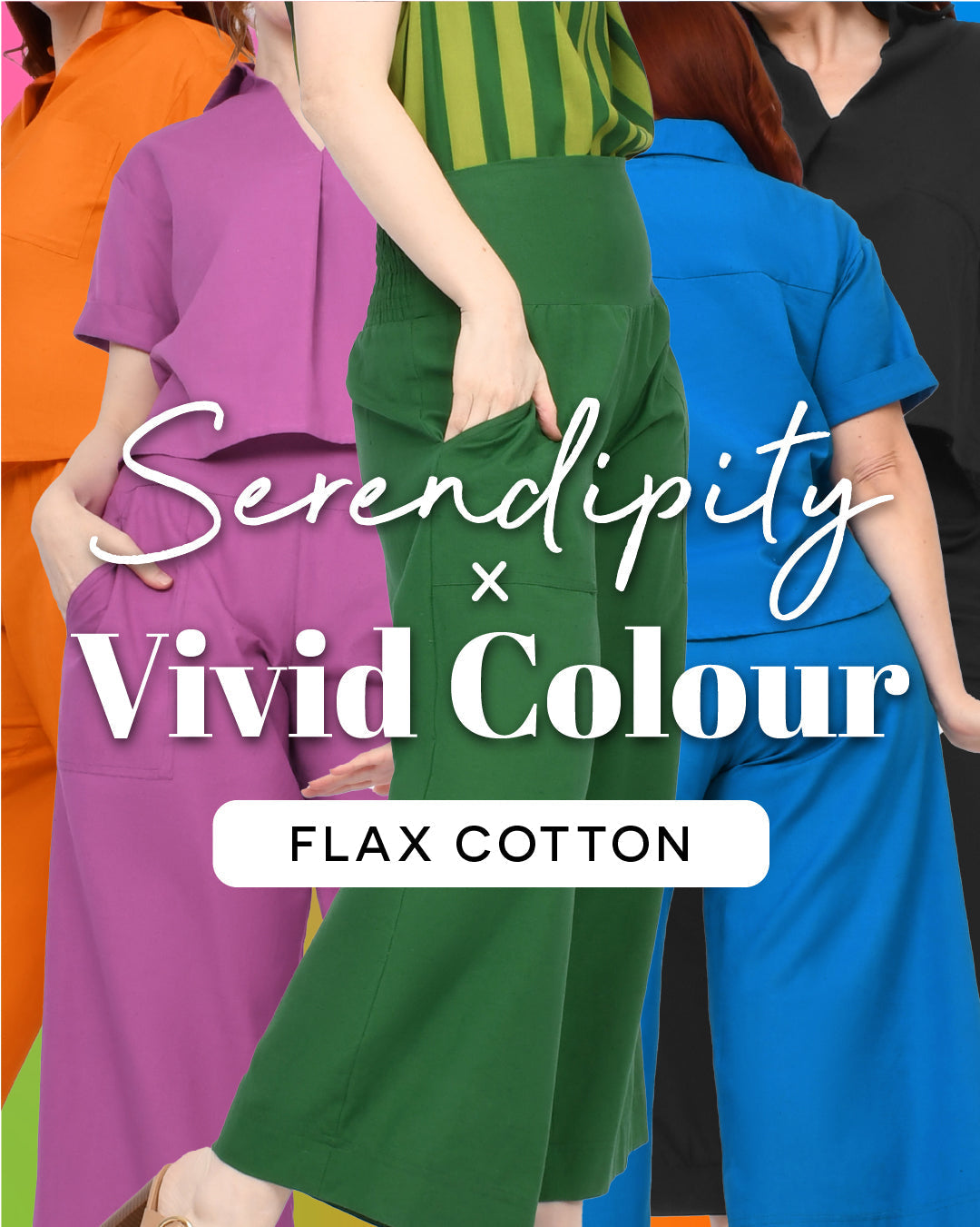 Colour. Comfort. Flax Cotton. 🌿