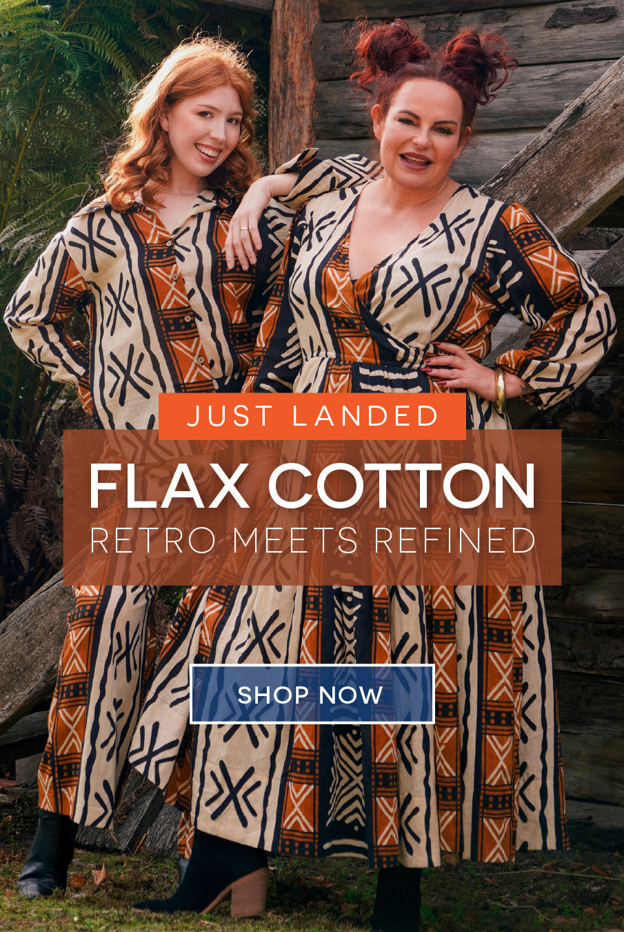 Retro Meets Refined — Flax Cotton is Here! 🌏💚