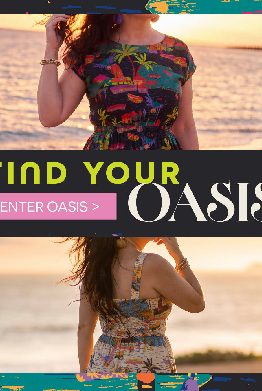 🌴 Meet Oasis: One Print, Two Moods