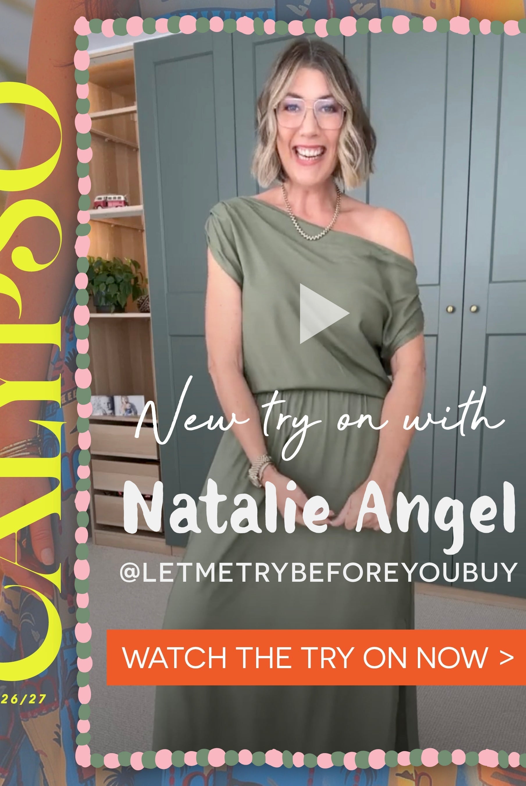 👀 Natalie Angel Tries On CALYPSO