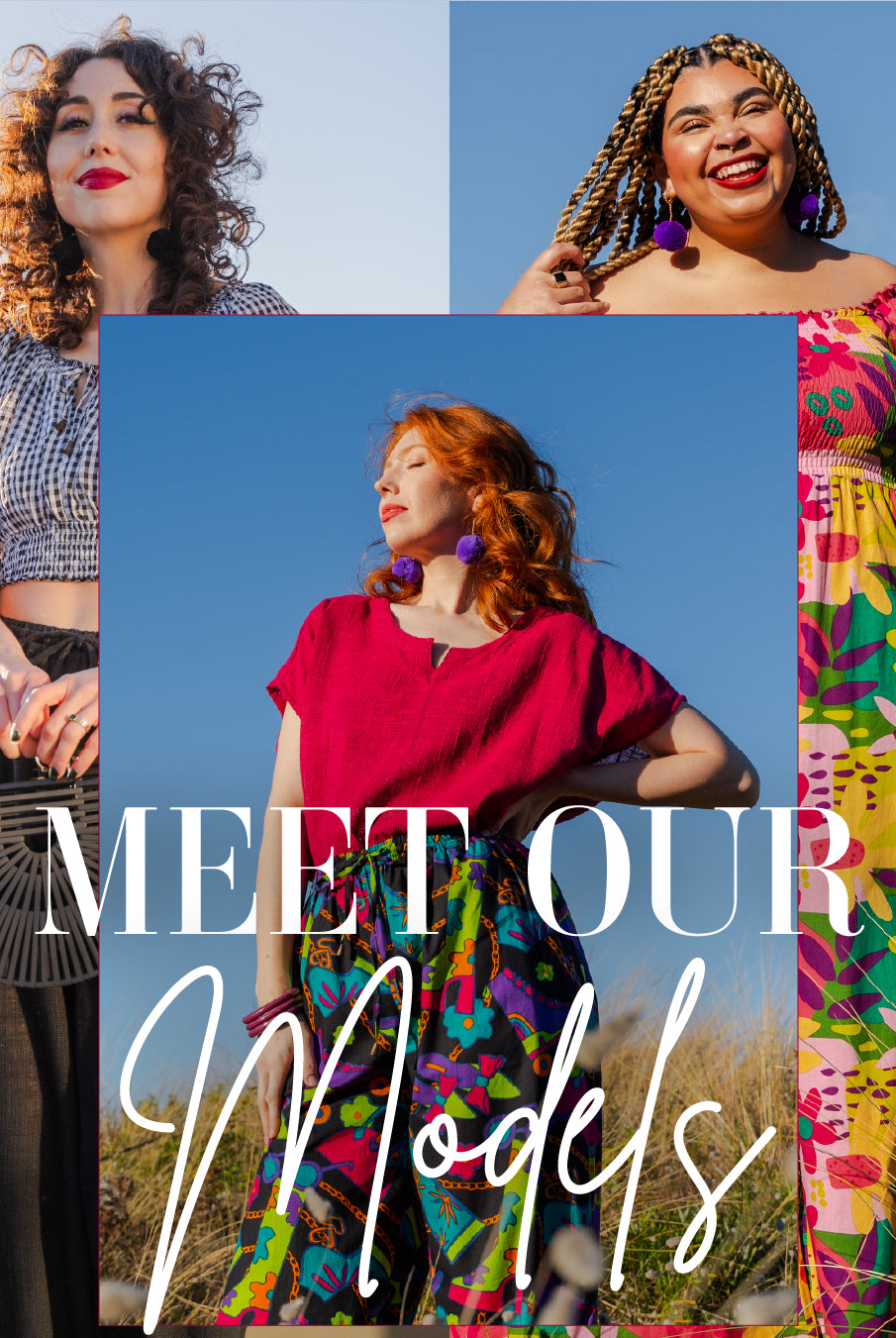 Meet our gorgeous MODELS 🌸✨