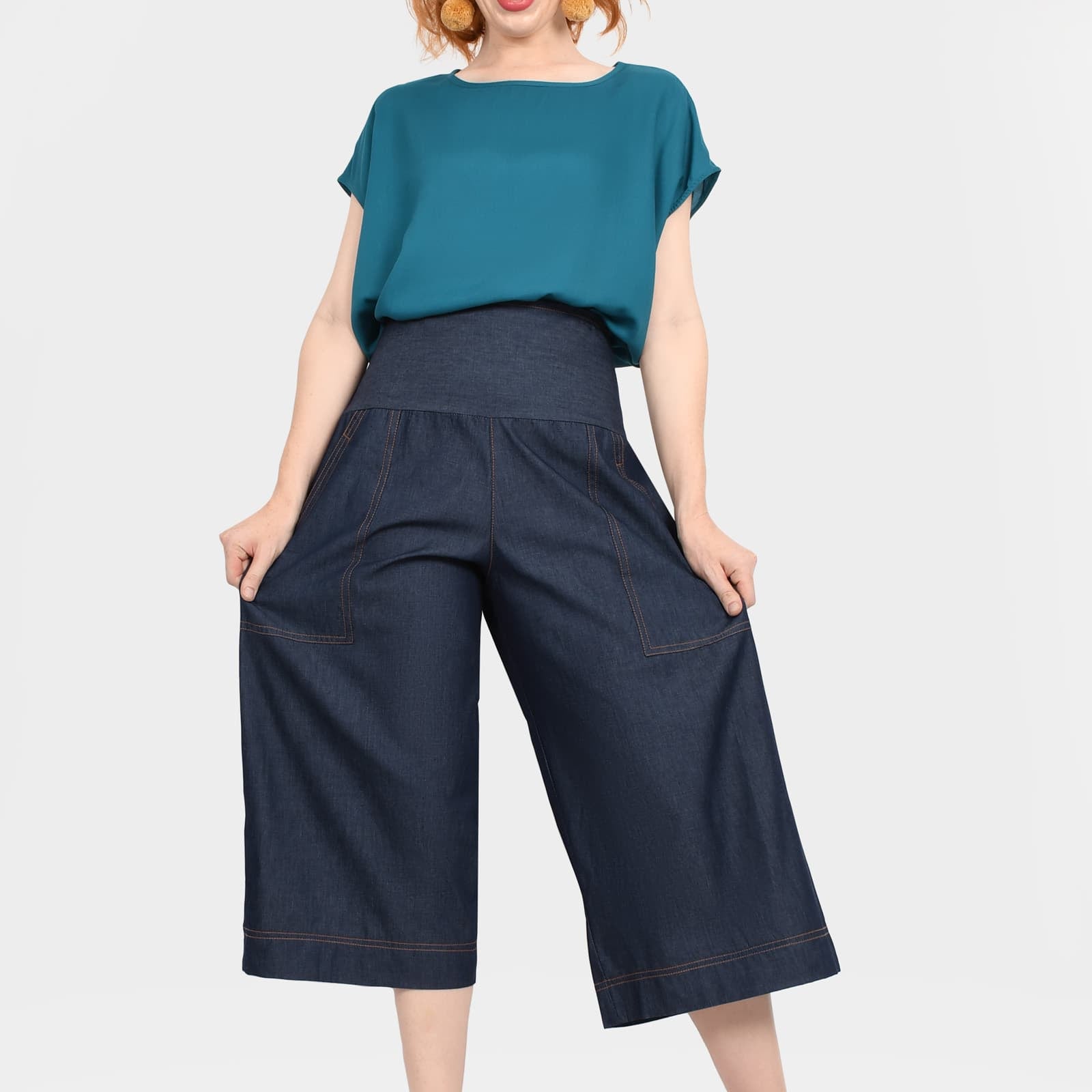 Gemma Denim 3/4 Pants