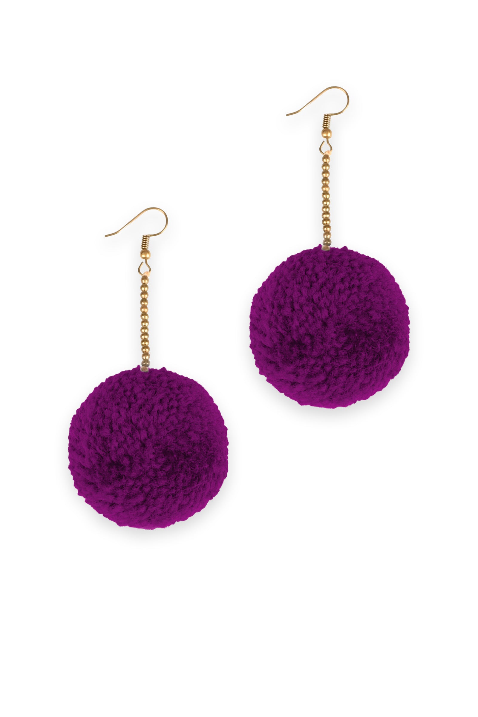 Pom Pom Earrings - Keshet Design