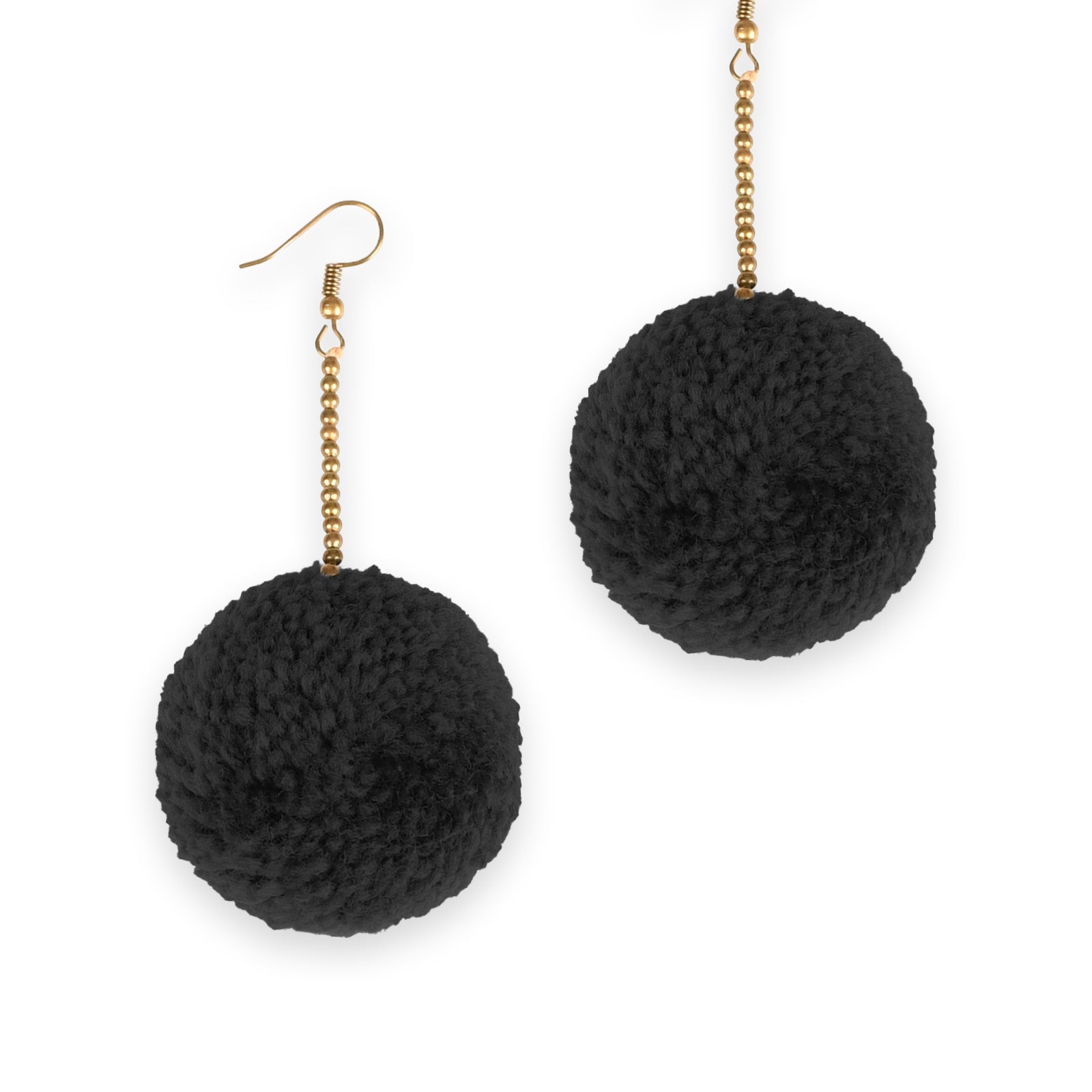 Pom Pom Earrings - Keshet Design