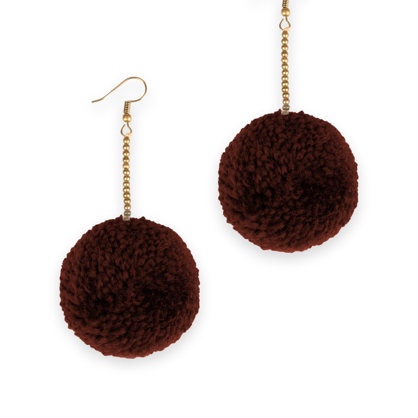 Pom Pom Earrings - Keshet Design