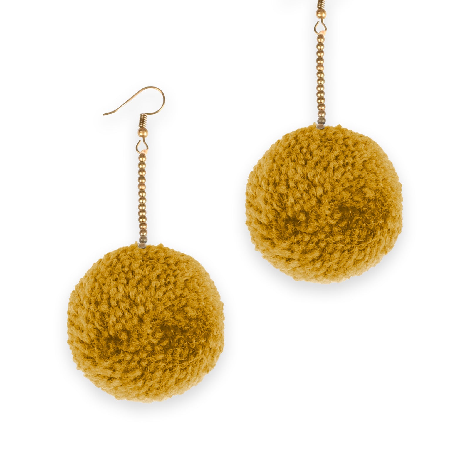 Pom Pom Earrings - Keshet Design