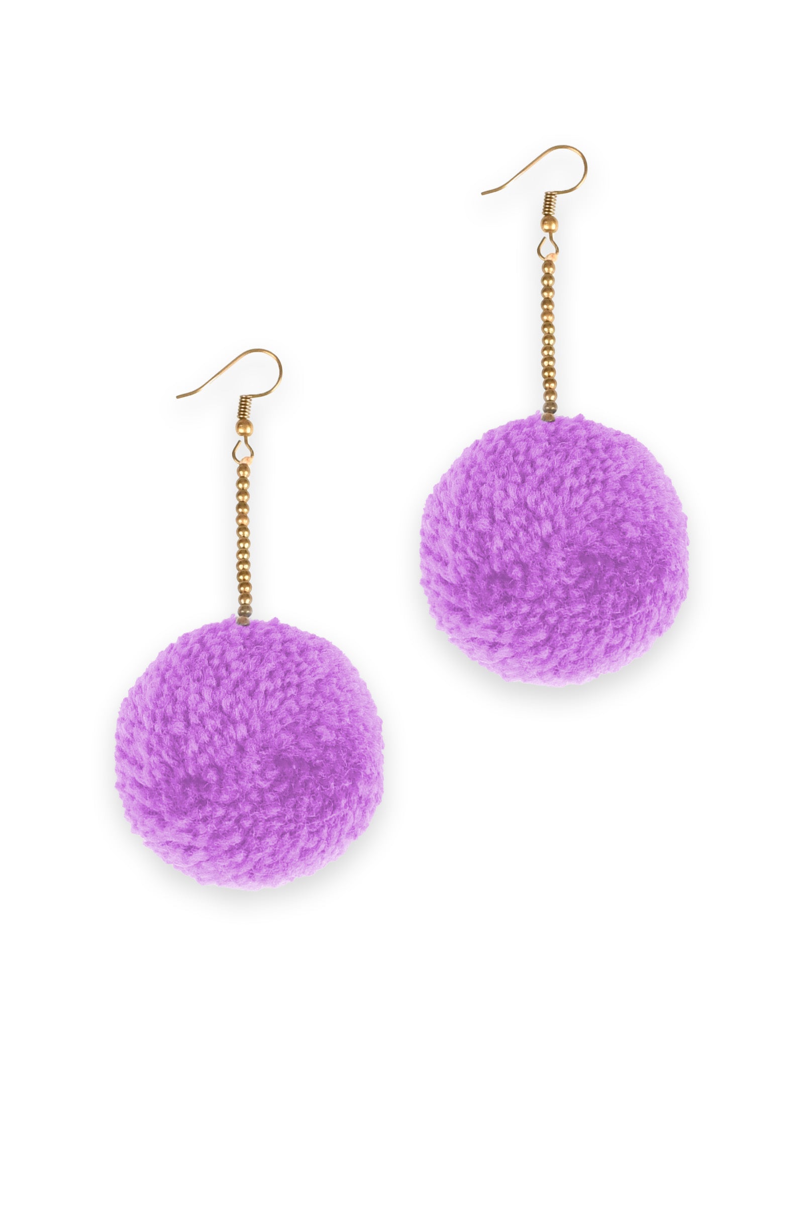 Pom Pom Earrings - Keshet Design