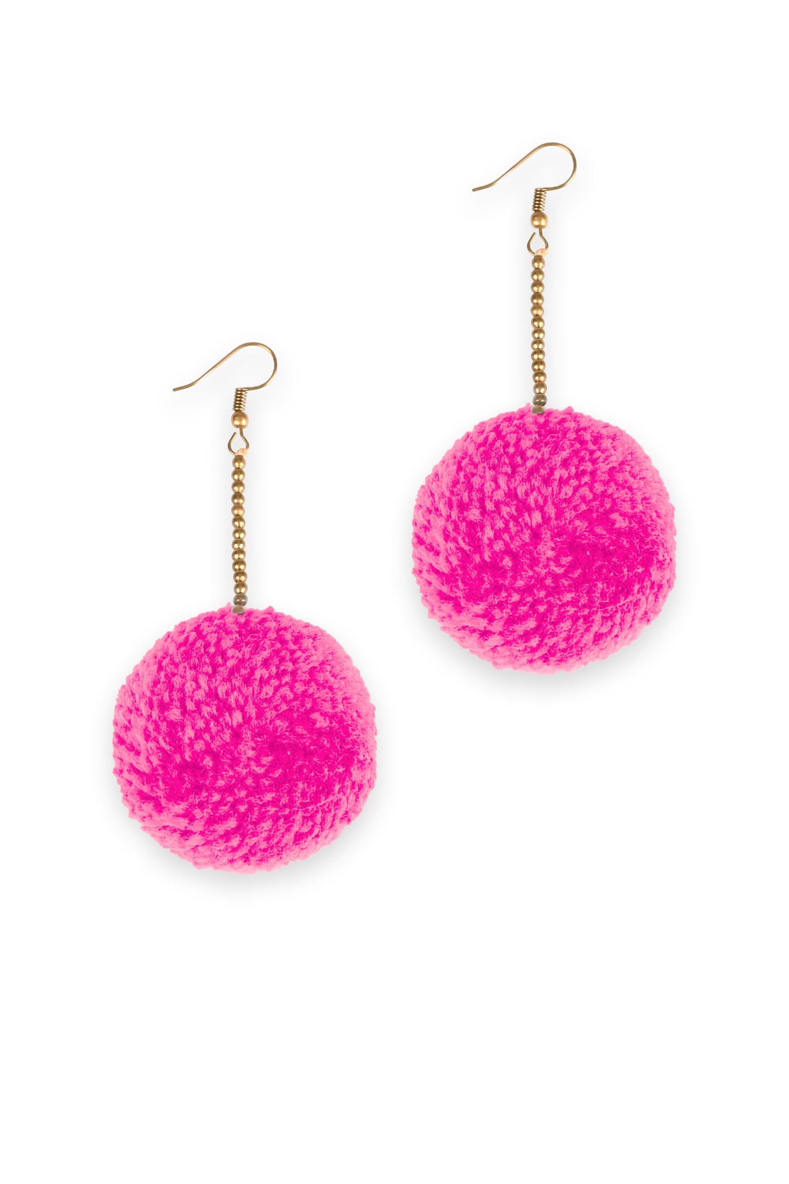 Pom Pom Earrings - Keshet Design