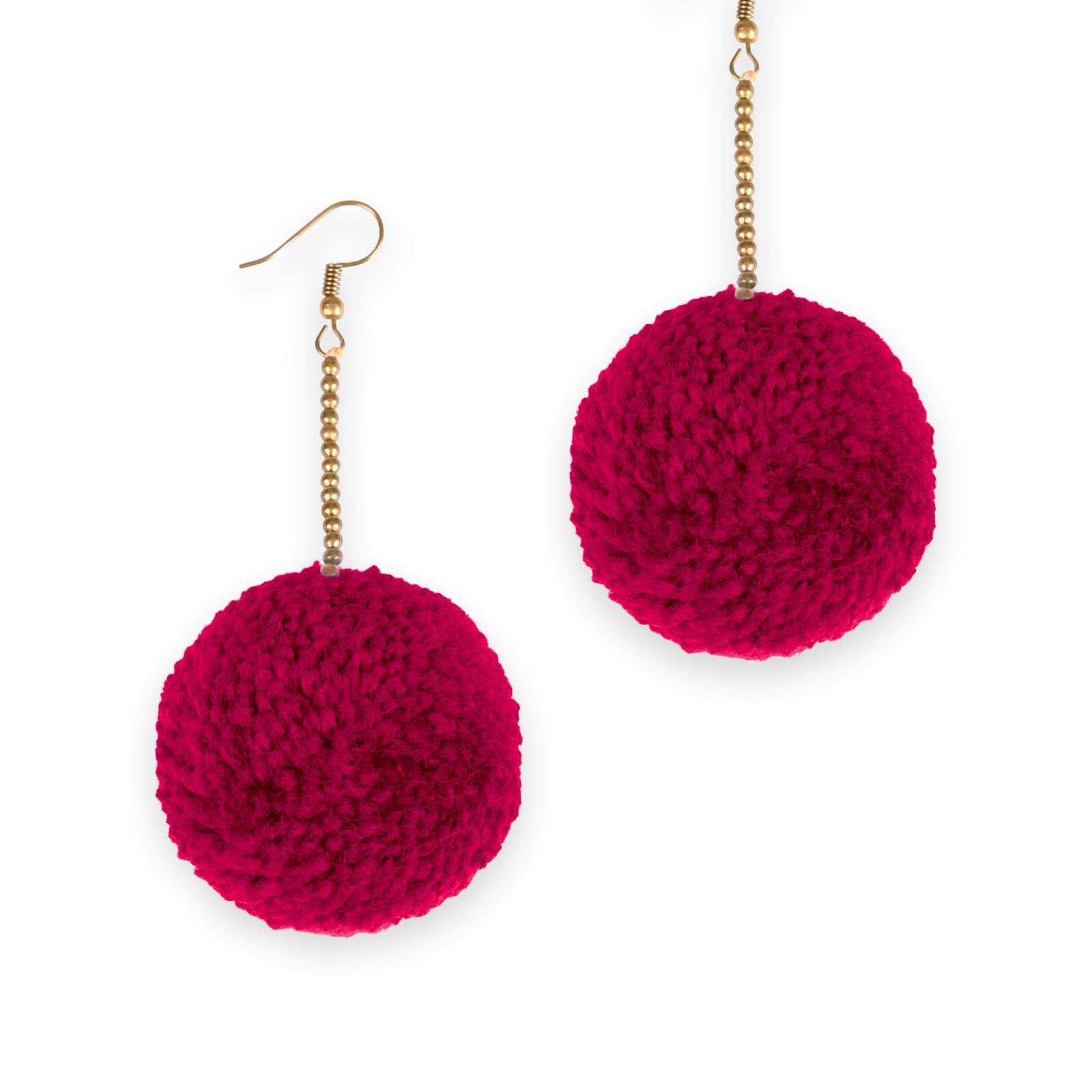 Pom Pom Earrings - Keshet Design