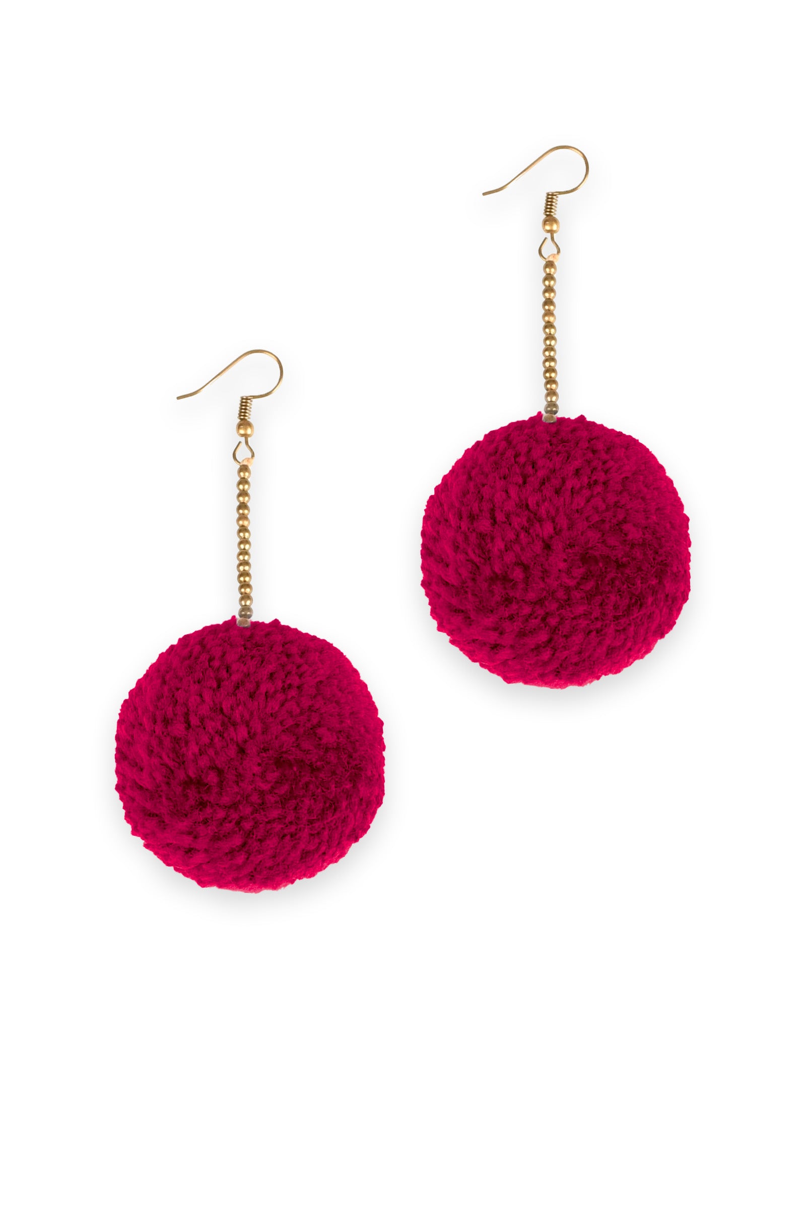 Pom Pom Earrings - Keshet Design
