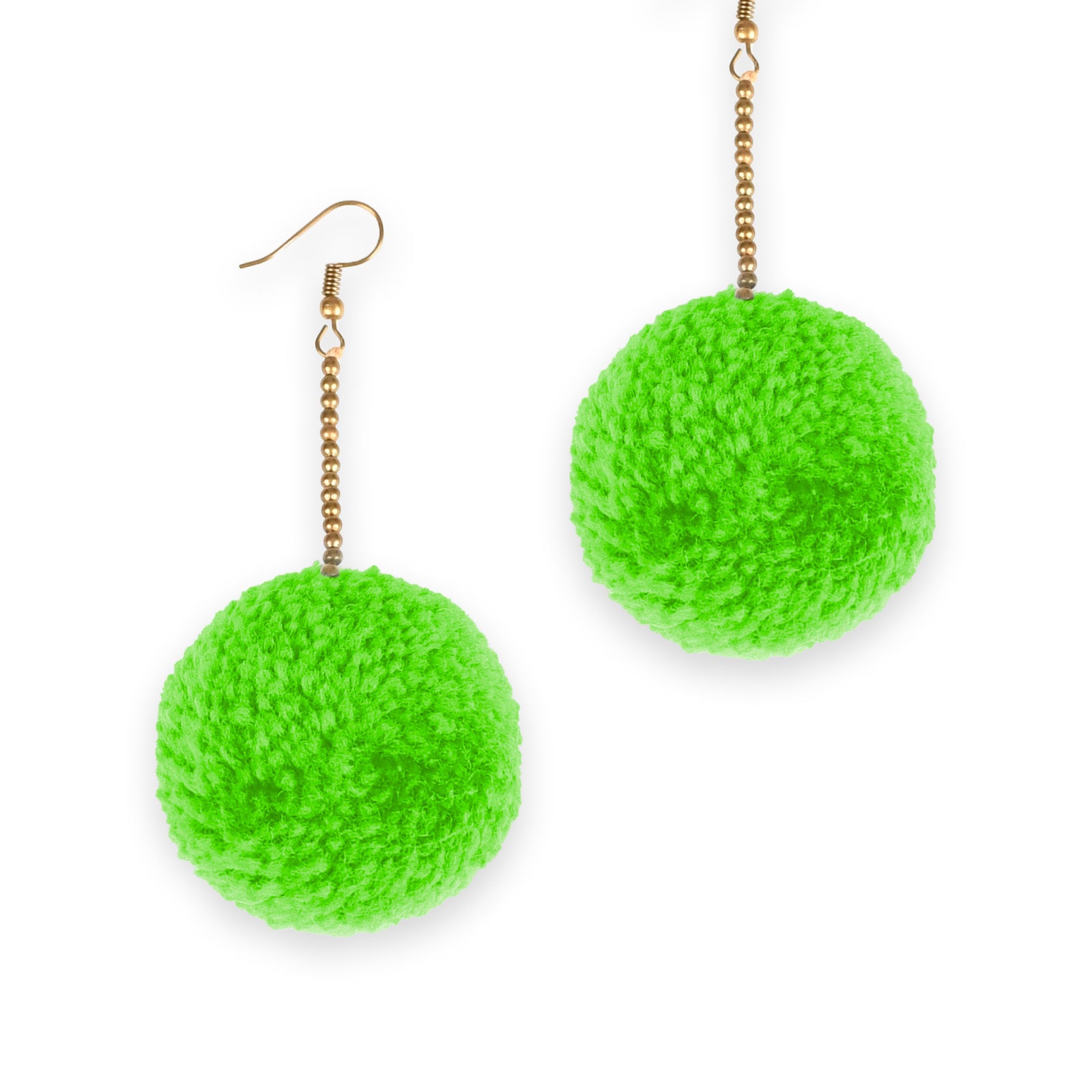 Pom Pom Earrings - Keshet Design