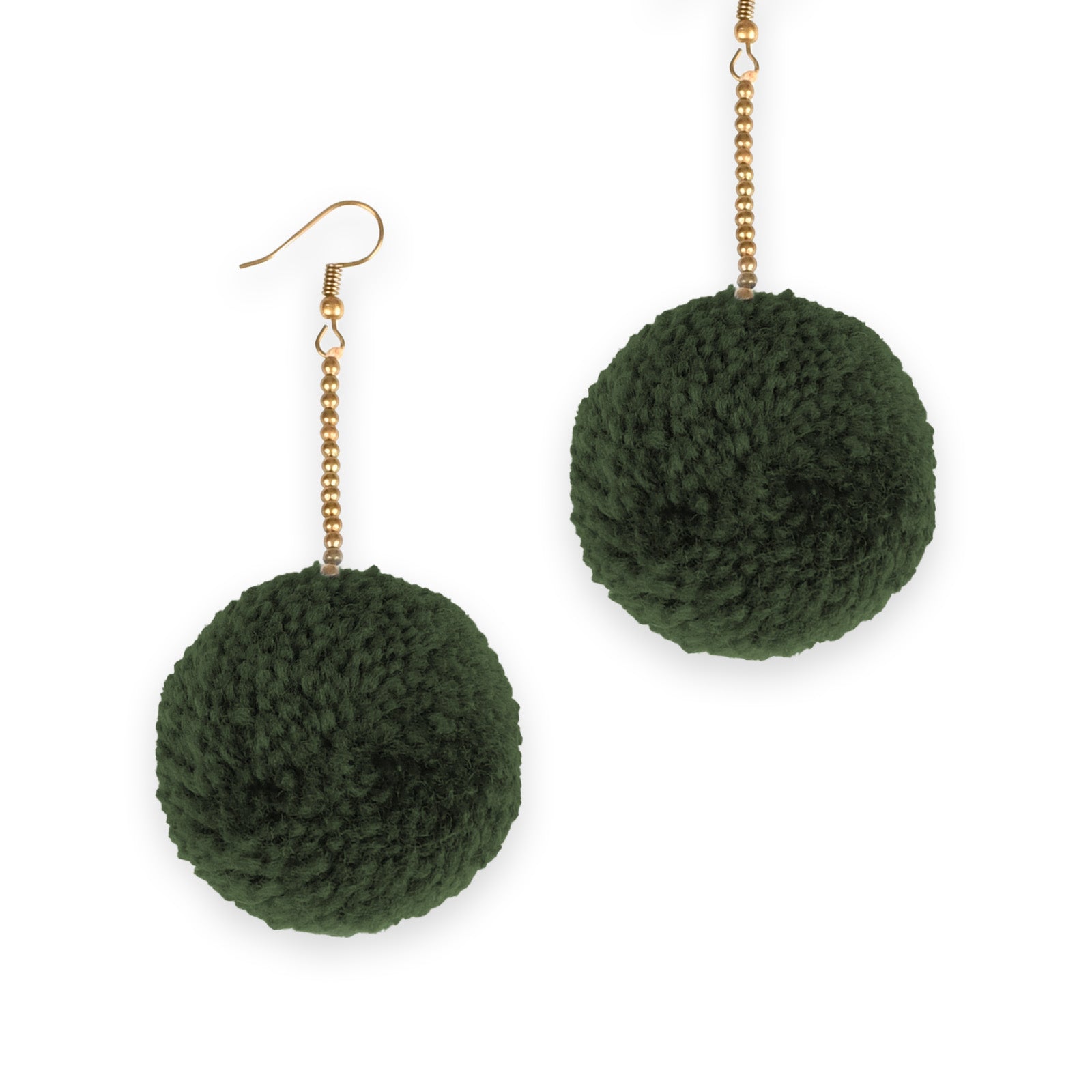 Pom Pom Earrings - Keshet Design