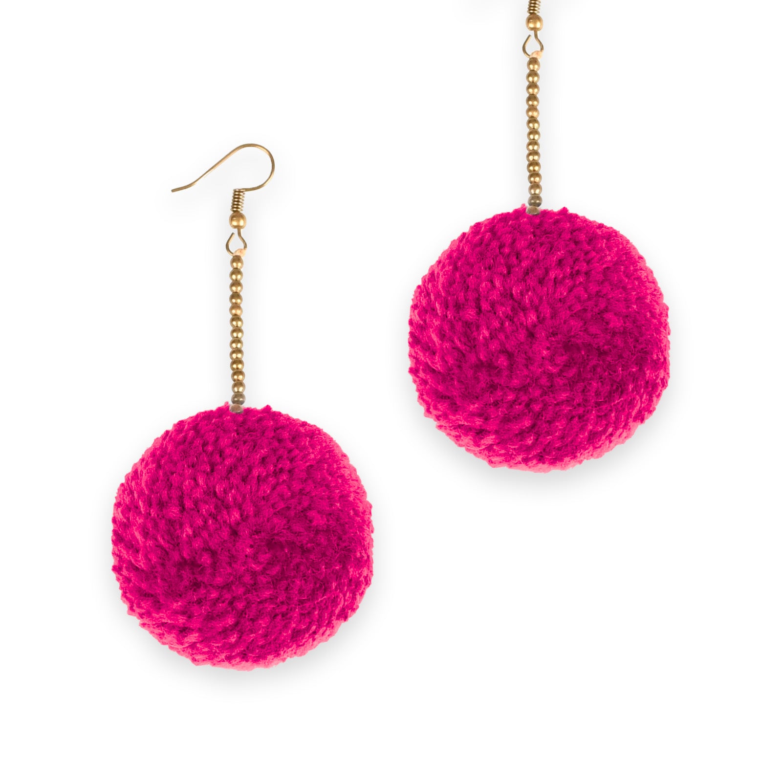 Pom Pom Earrings - Keshet Design