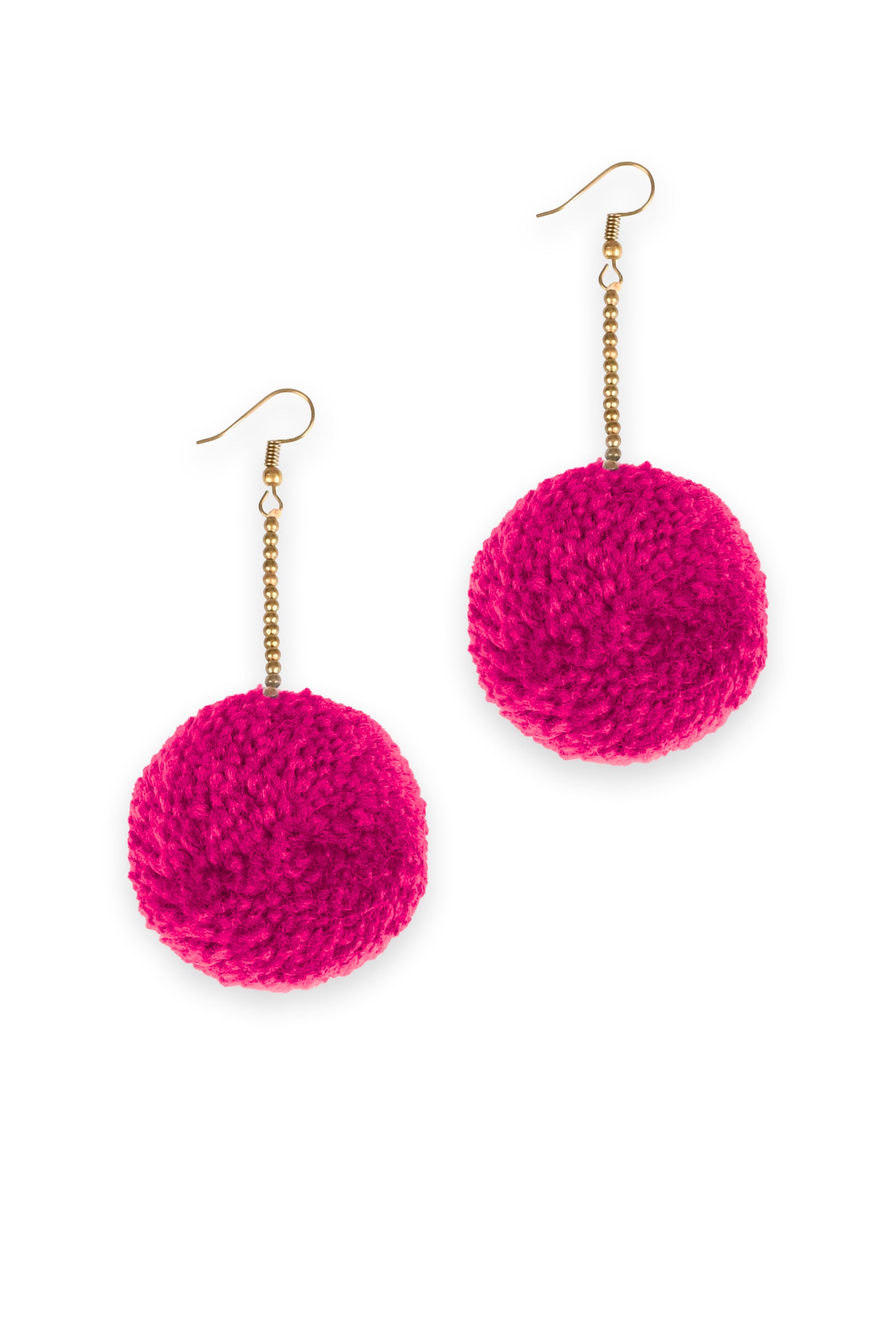 Pom Pom Earrings - Keshet Design