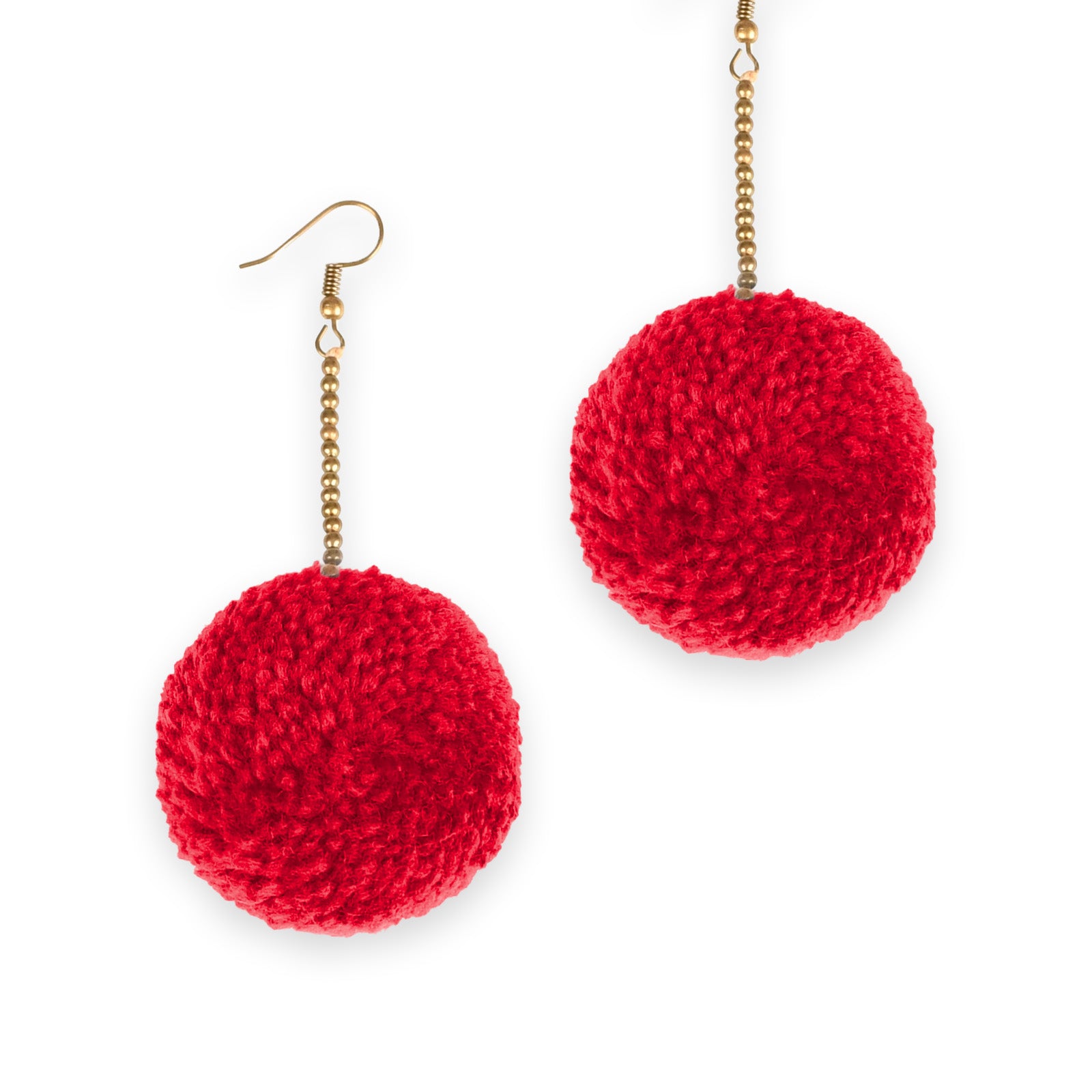 Pom Pom Earrings - Keshet Design