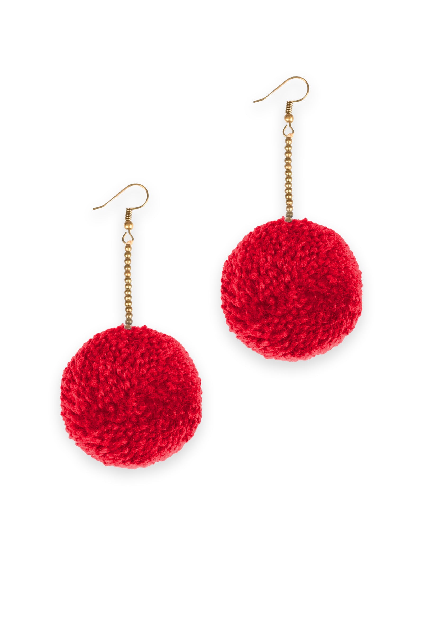 Pom Pom Earrings - Keshet Design