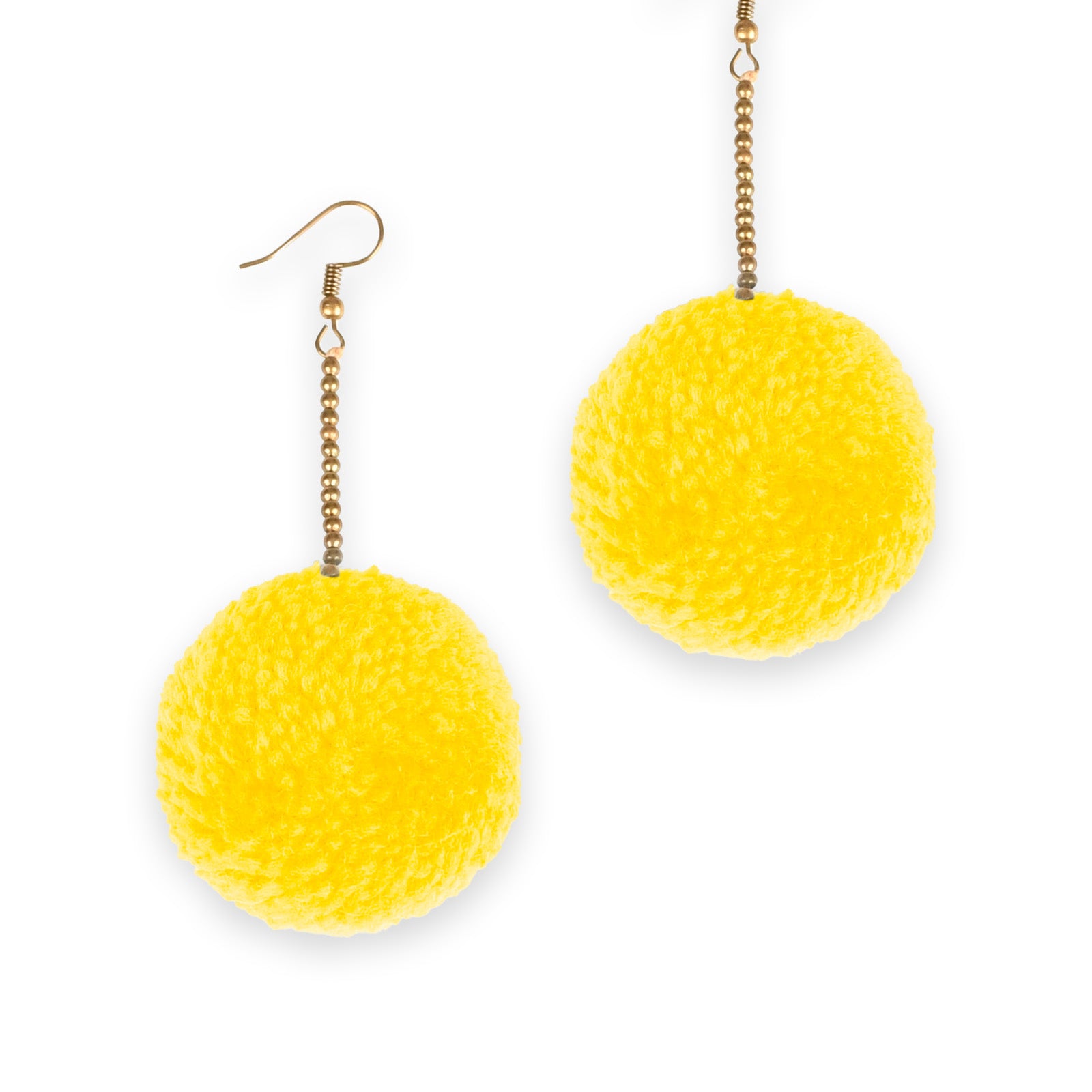 Pom Pom Earrings - Keshet Design