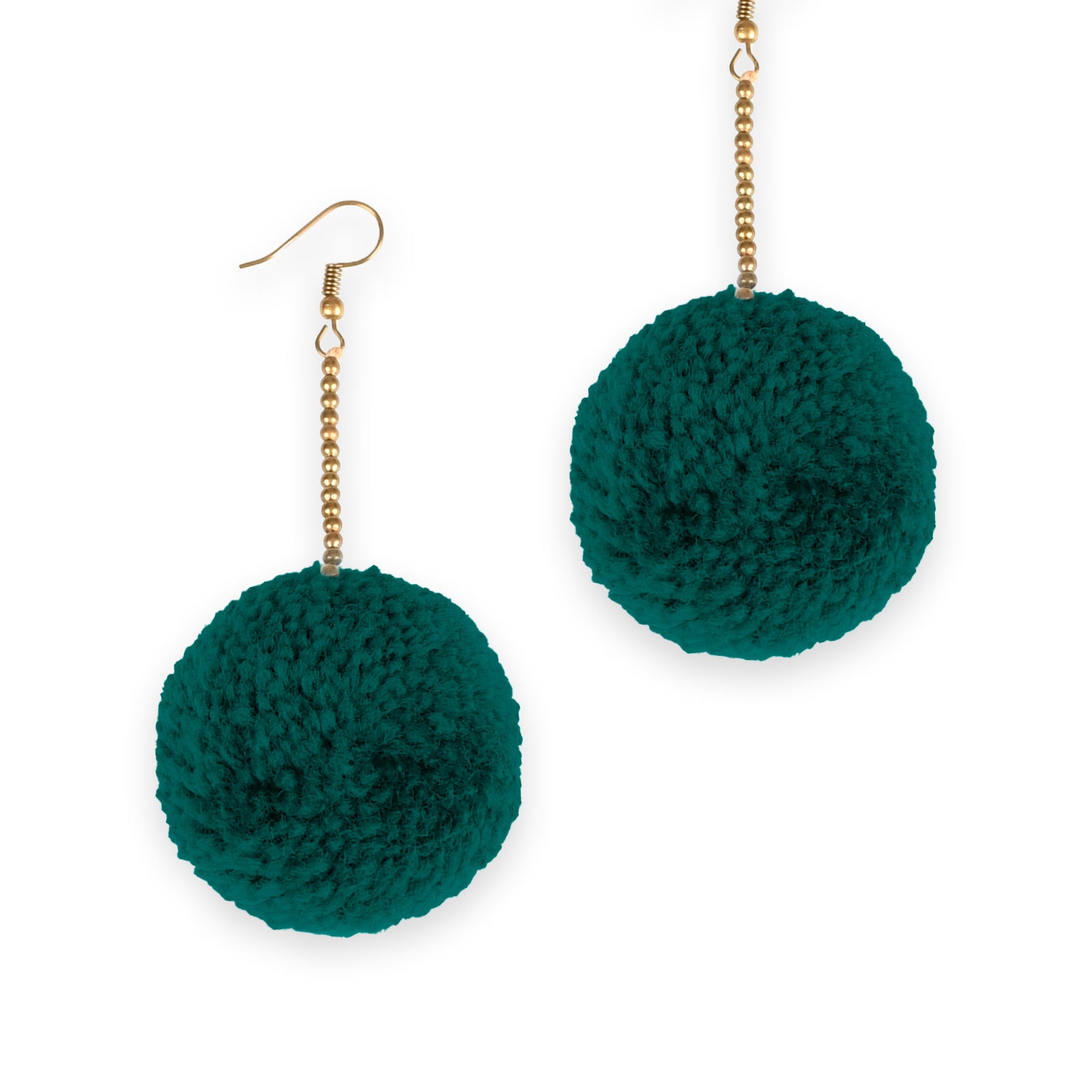 Pom Pom Earrings - Keshet Design