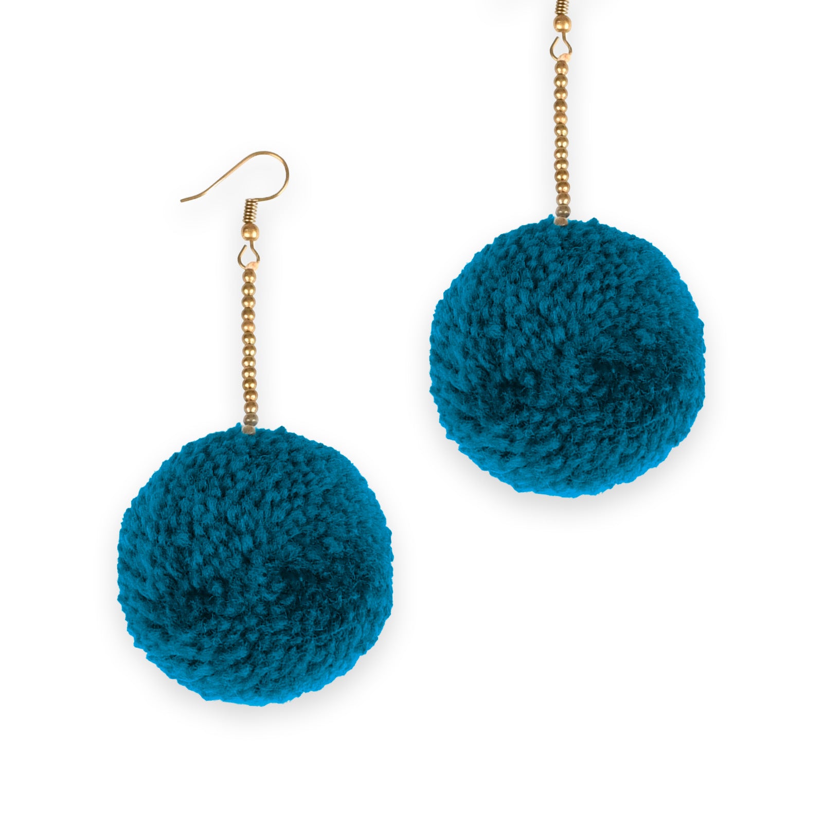 Pom Pom Earrings - Keshet Design