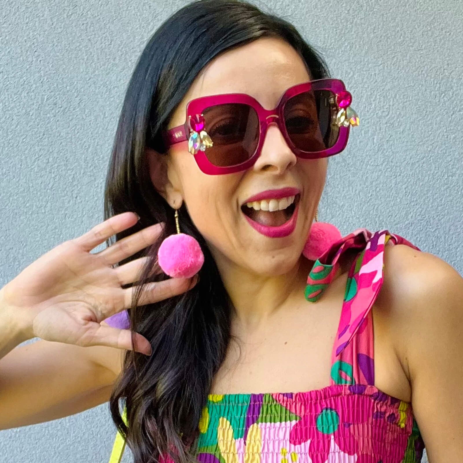 Pom Pom Earrings - Keshet Design