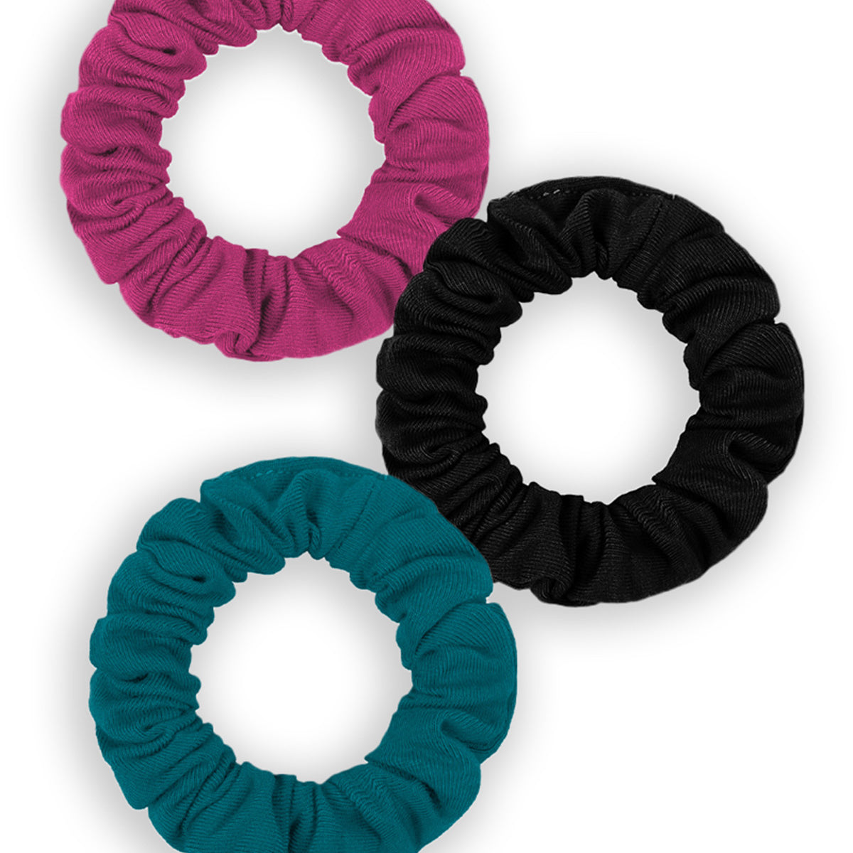 Scrunchie Plain - Set of 3