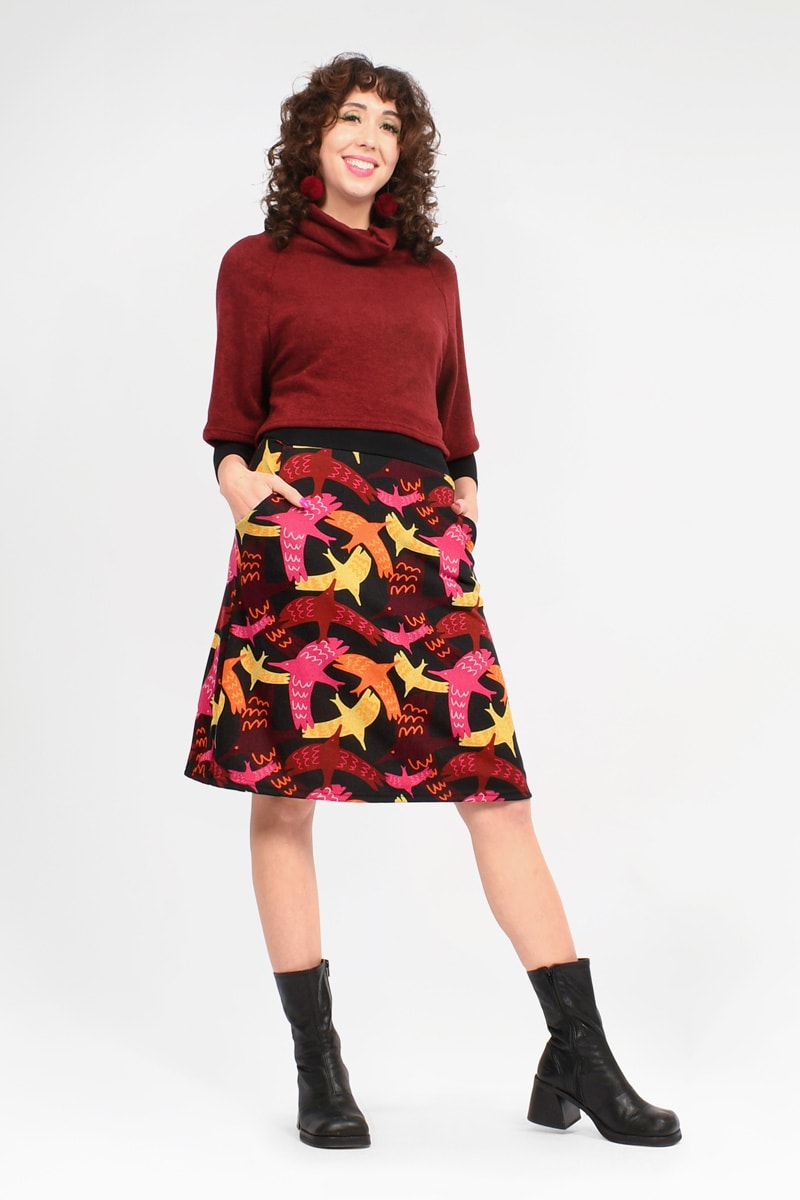 Gia 3/4 Knit Skirt - Keshet Design