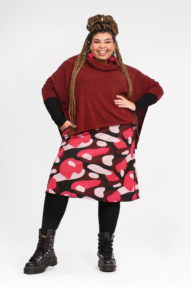 Gia 3/4 Knit Skirt - Keshet Design