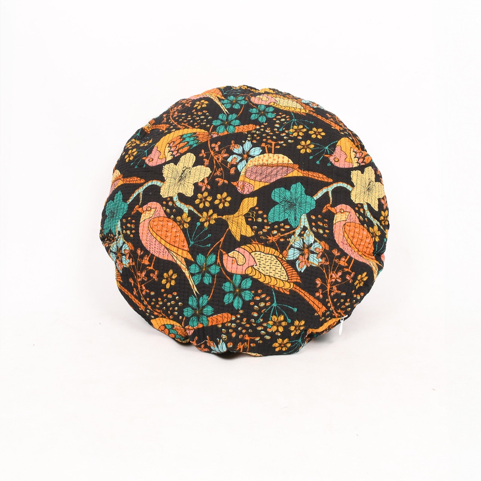 Quilted Round Cushion Cover