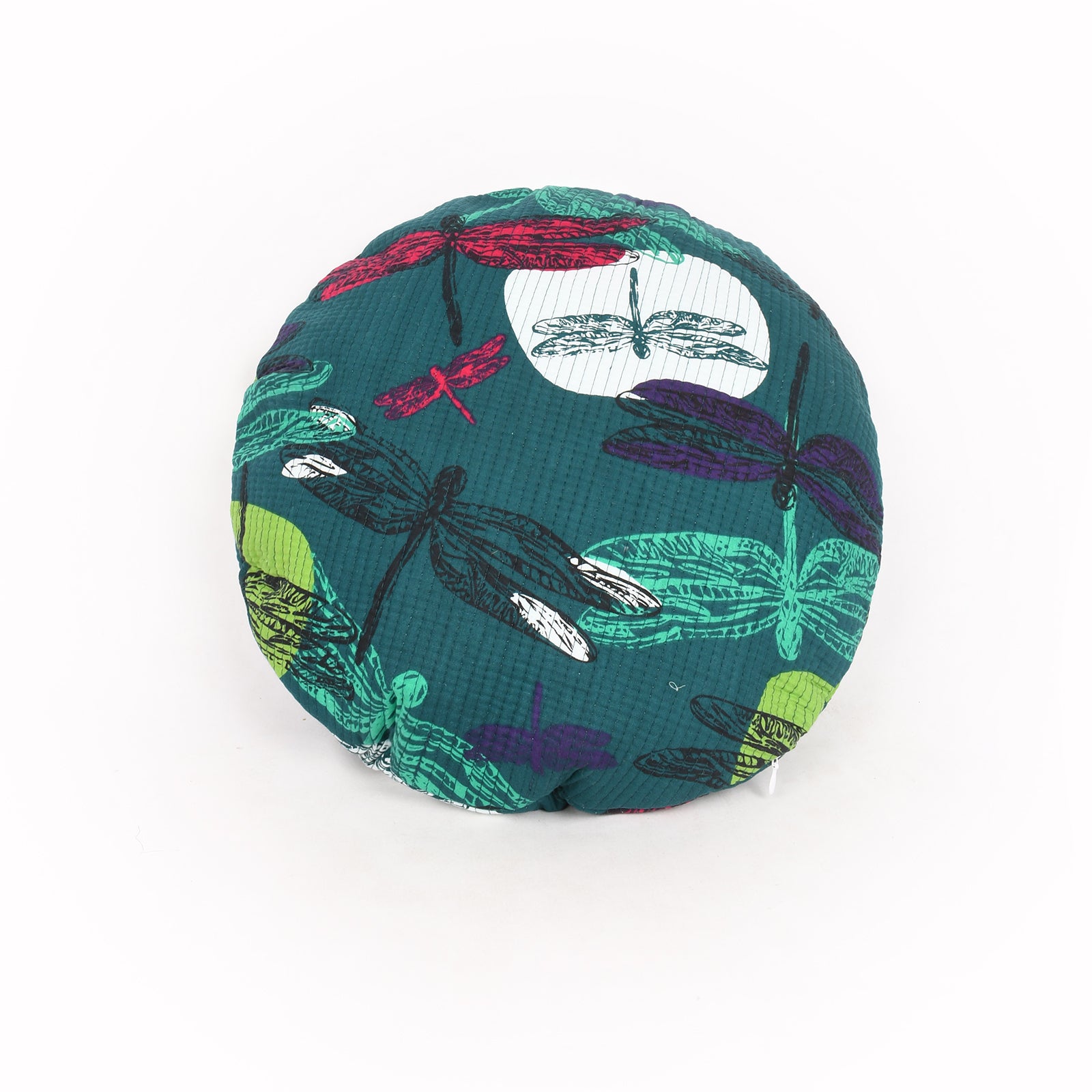 Quilted Round Cushion Cover