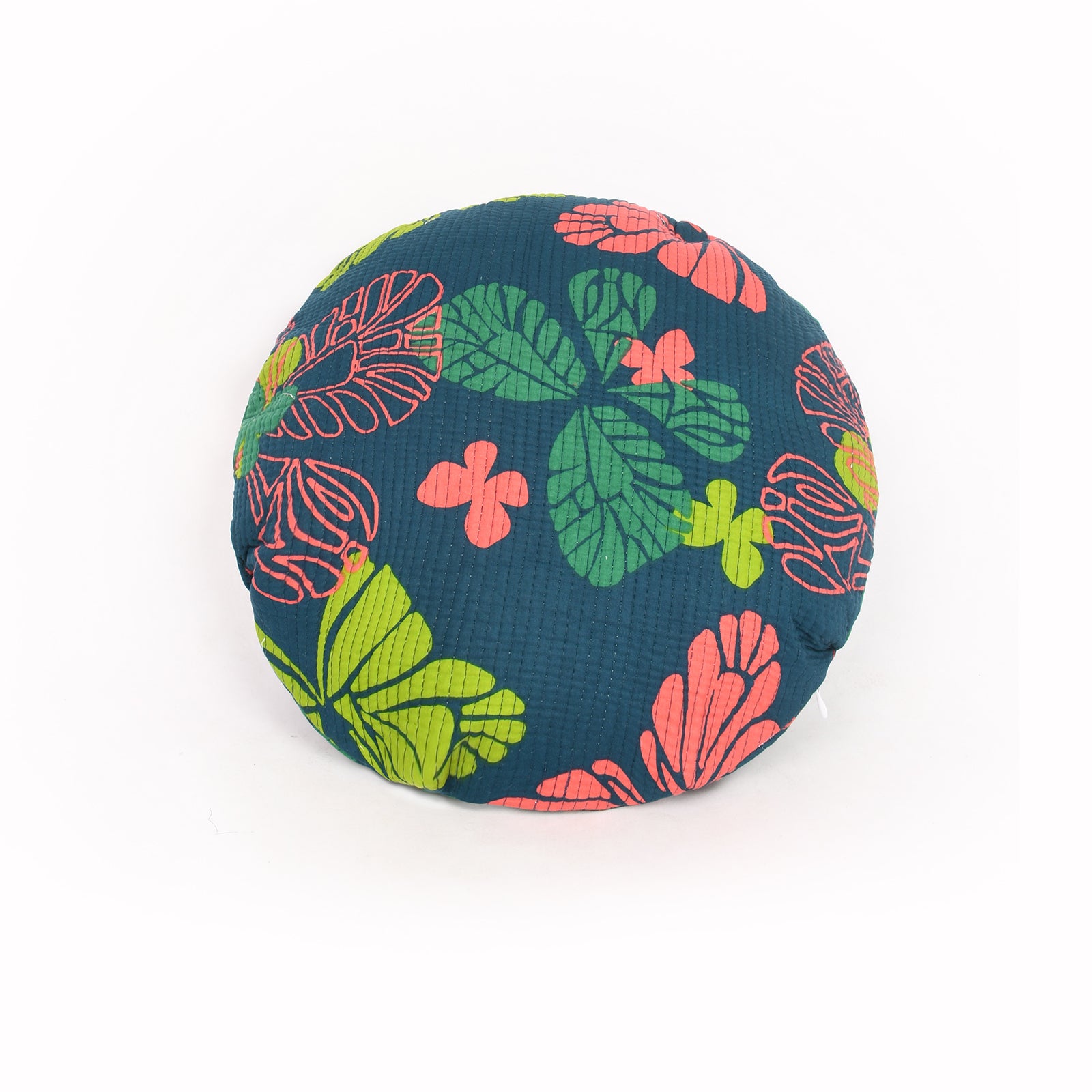 Quilted Round Cushion Cover