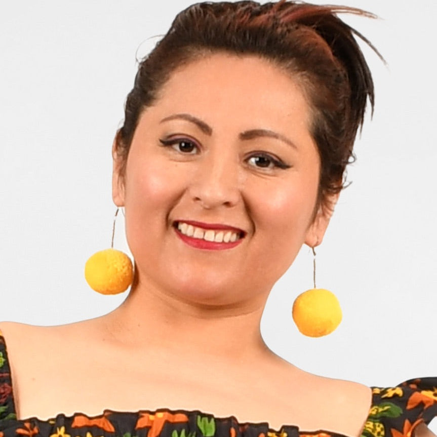 Pom Pom Earrings - Keshet Design