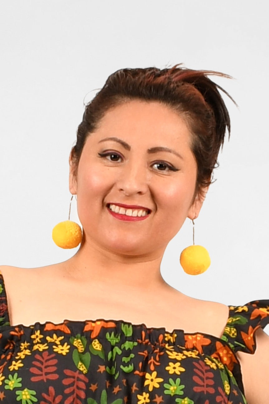 Pom Pom Earrings - Keshet Design