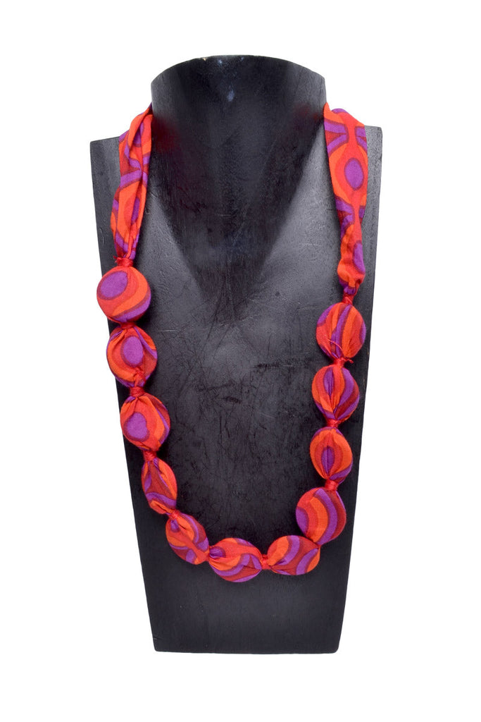 Circle Cloth Necklace - Keshet Design
