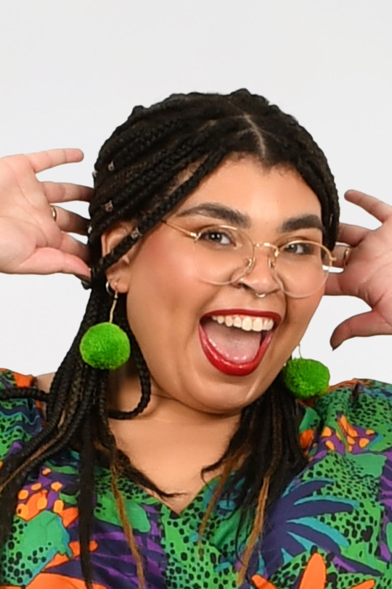 Pom Pom Earrings - Keshet Design