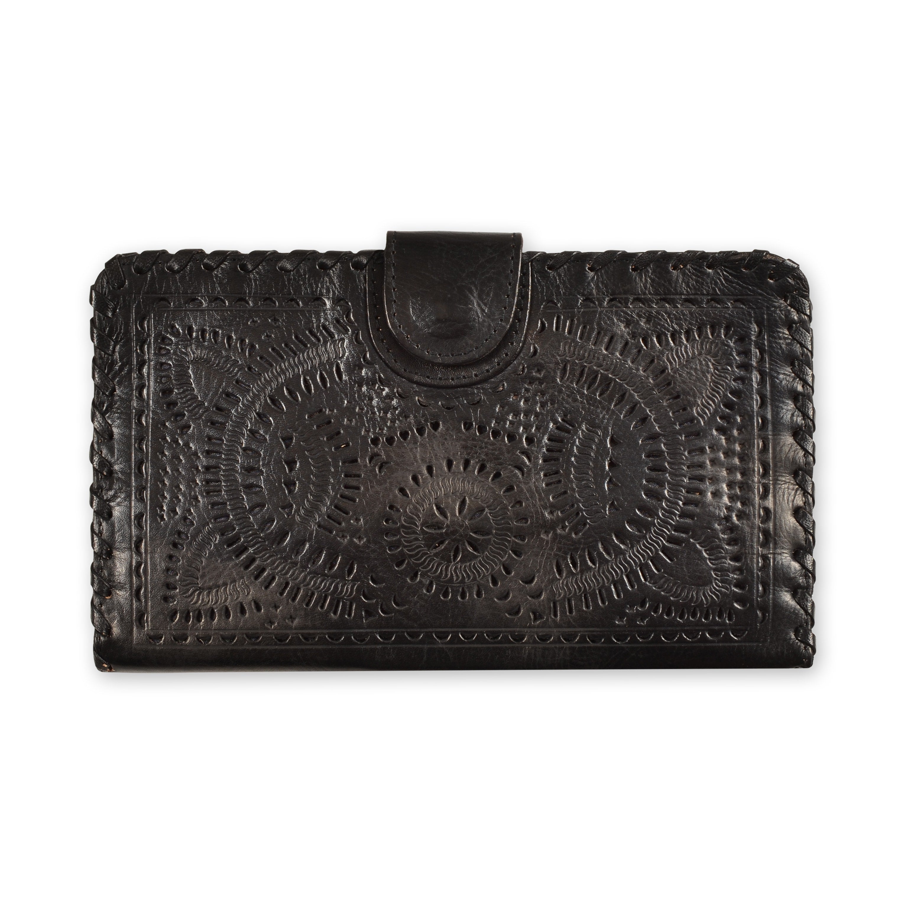 Leather Large Wallet - Keshet Unique Colourful Women's Clothing Tasmania Australia