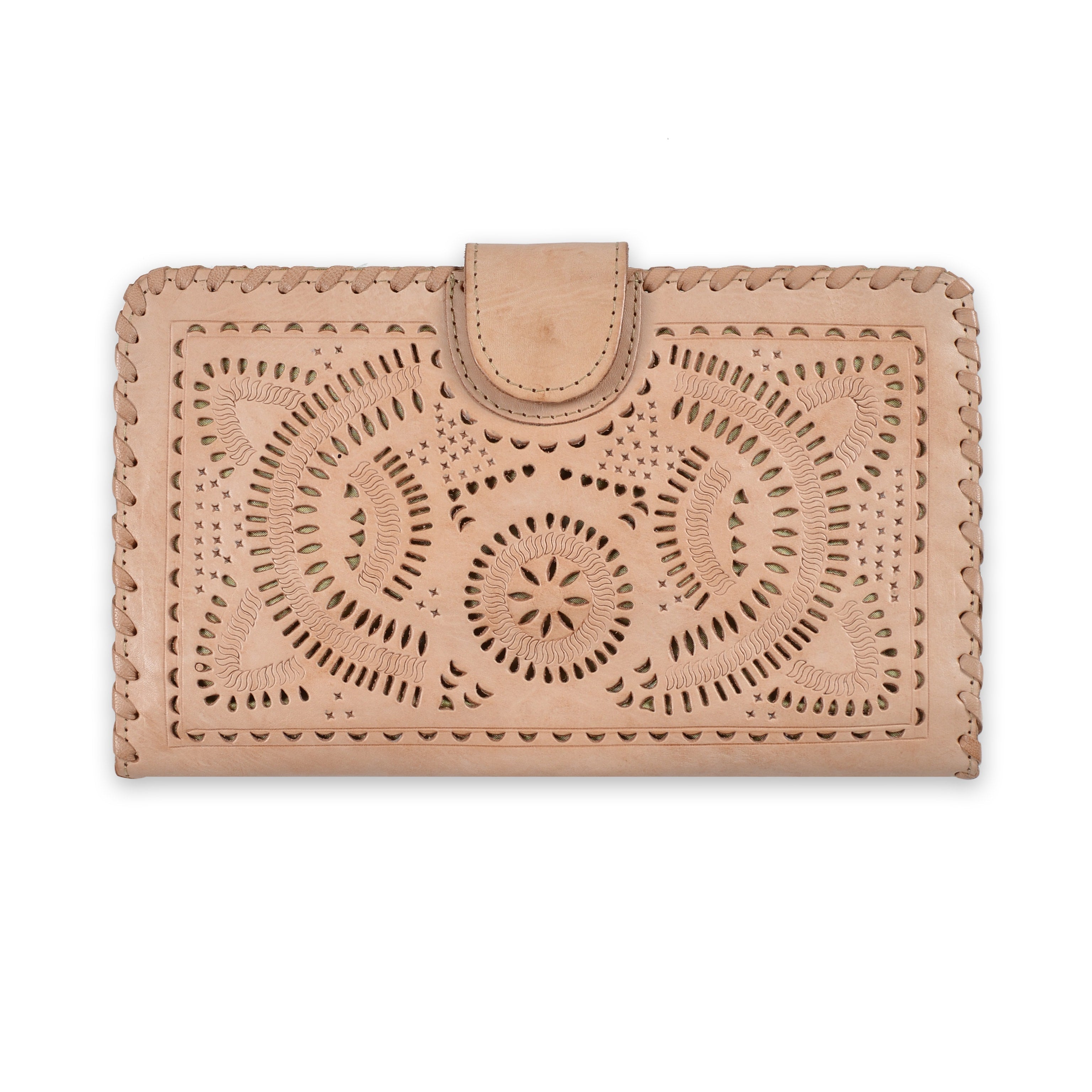 Leather Large Wallet - Keshet Unique Colourful Women's Clothing Tasmania Australia