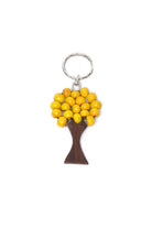 Small Wooden Tree Keyring - Keshet Design
