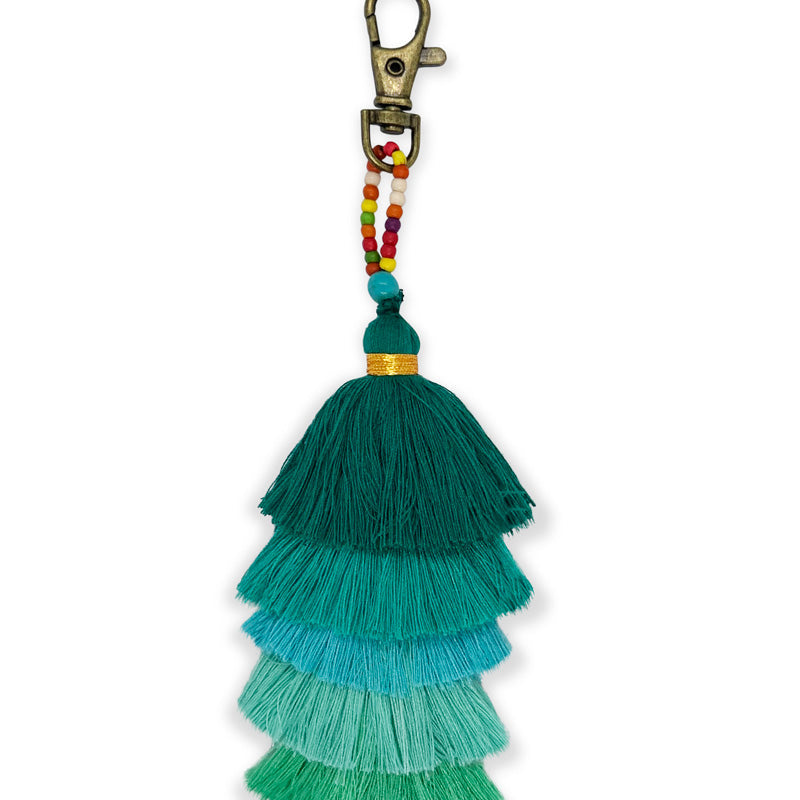 Kiki Tassel Keyring - Keshet Unique Colourful Women's Clothing Tasmania Australia