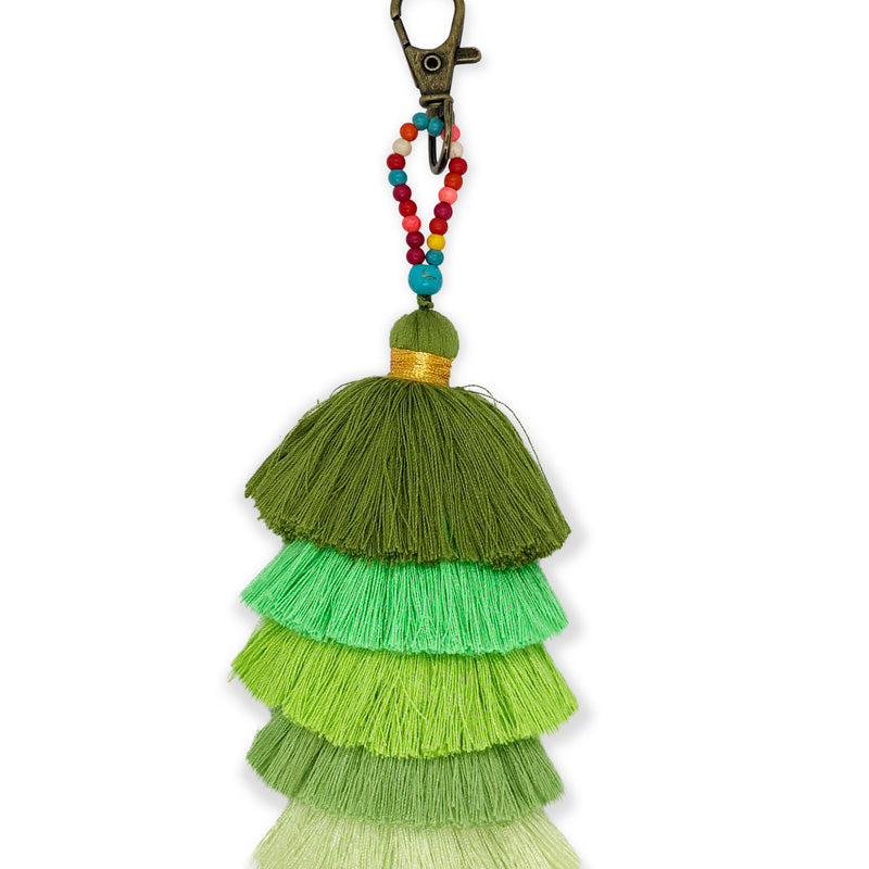 Kiki Tassel Keyring - Keshet Unique Colourful Women's Clothing Tasmania Australia