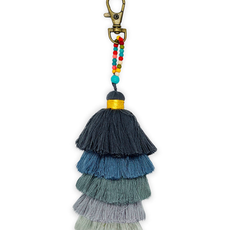 Kiki Tassel Keyring - Keshet Unique Colourful Women's Clothing Tasmania Australia