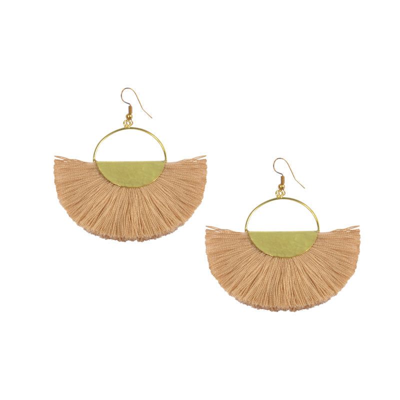 Elemental Large Fan Earrings - Keshet Design