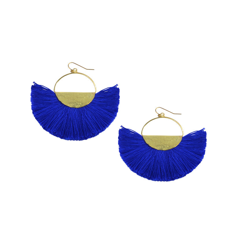 Elemental Large Fan Earrings - Keshet Design