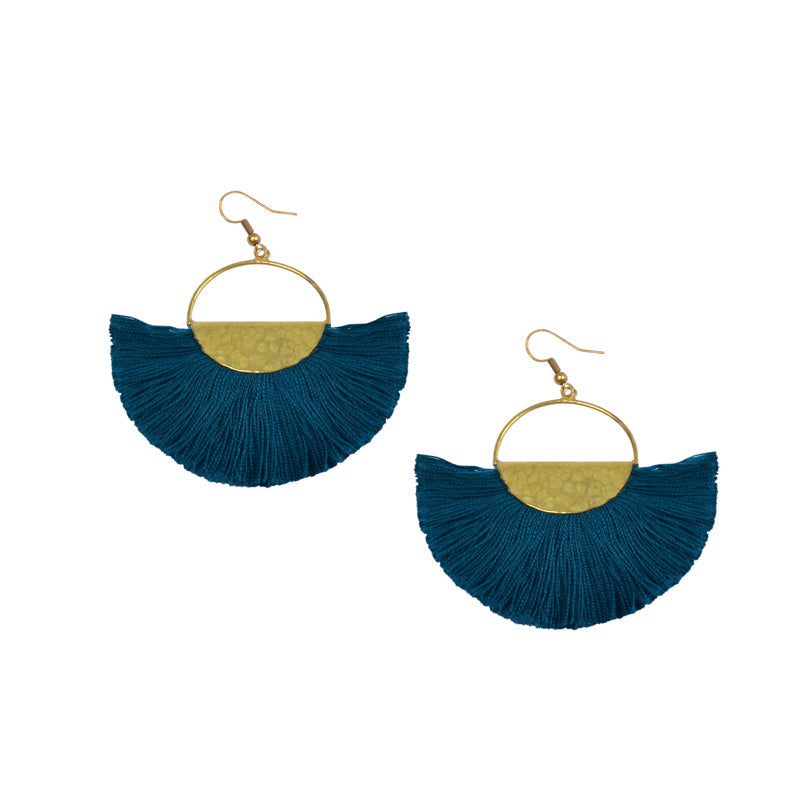 Elemental Large Fan Earrings - Keshet Design