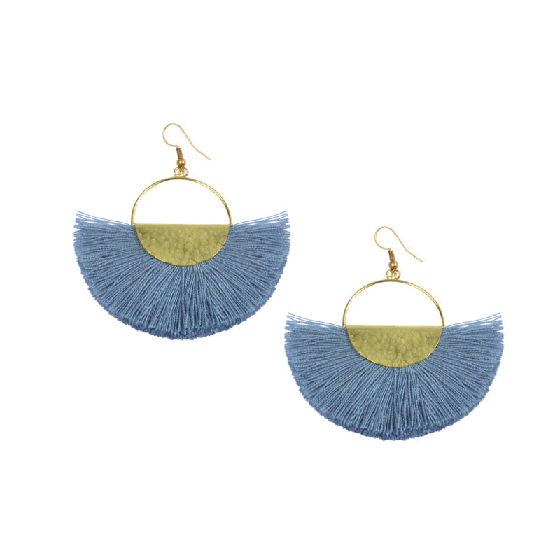 Elemental Large Fan Earrings - Keshet Design