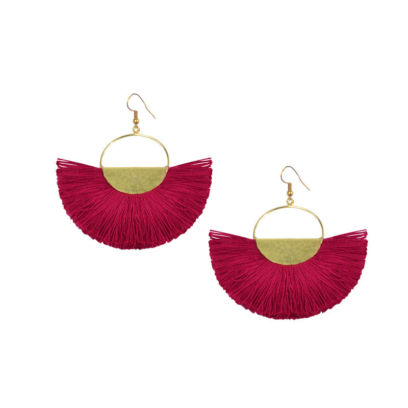 Elemental Large Fan Earrings - Keshet Design