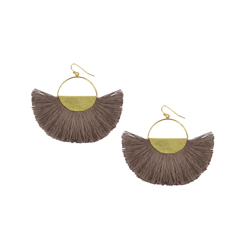 Elemental Large Fan Earrings - Keshet Design