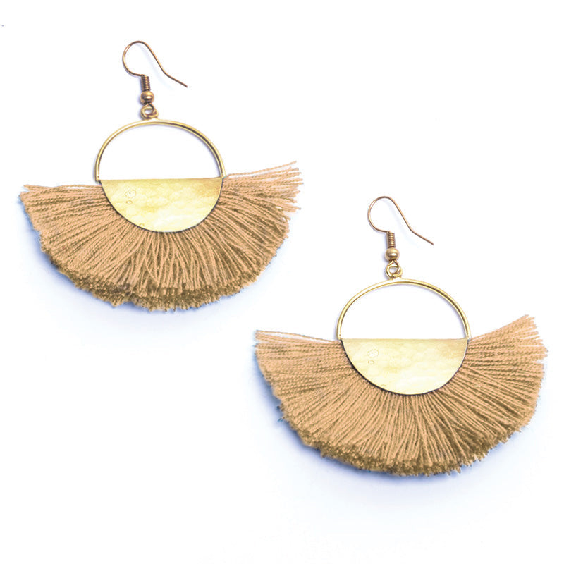 Elemental Fan Earrings - Keshet Design