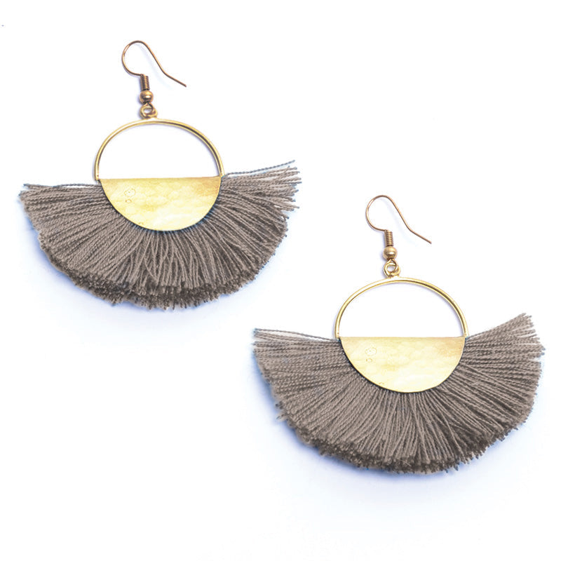 Elemental Fan Earrings - Keshet Design